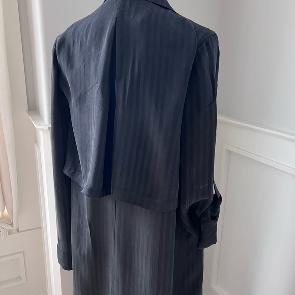 Raquel Allegra Black maxi trench coat size 0 - Picture 5 of 16